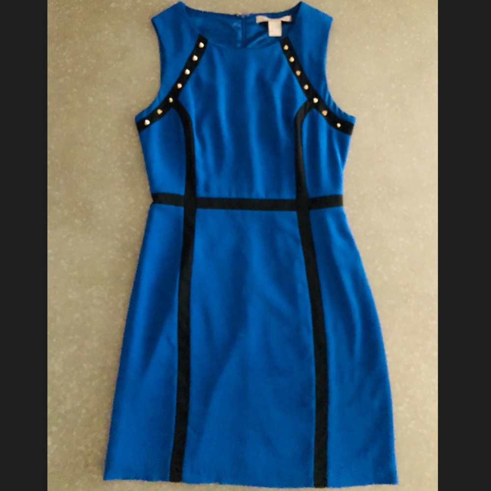 Love 21 Blue and Black Cocktail Dress